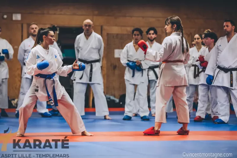 Face-à-face en kumite